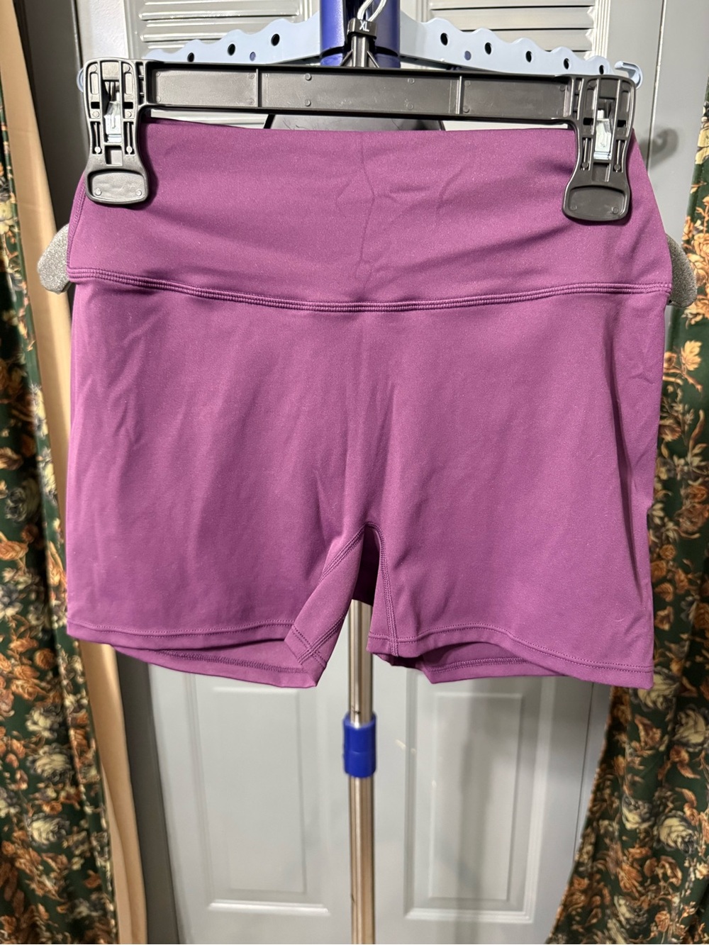 Amazon Women’s High-Rise Purple Bike Shorts